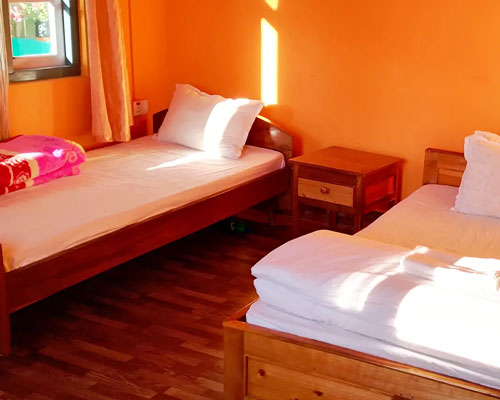 Single bed, double bed, tripple bed